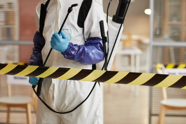 Professional Blood Cleanup technician working in Baldwin, WI